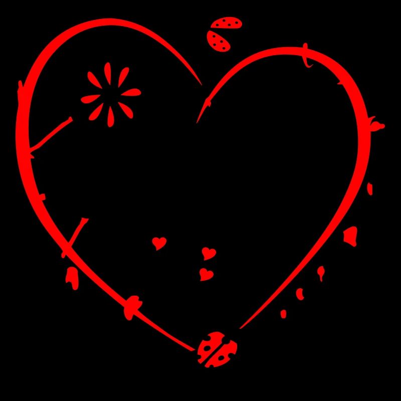 Schulkind mit Marienkäfer