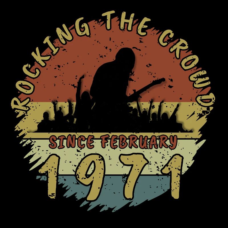55th Birthday Rocking the crowd GIT 02/1971