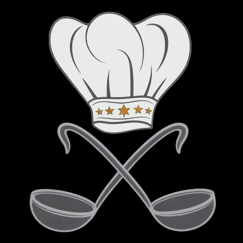 Chef's hat, spoon