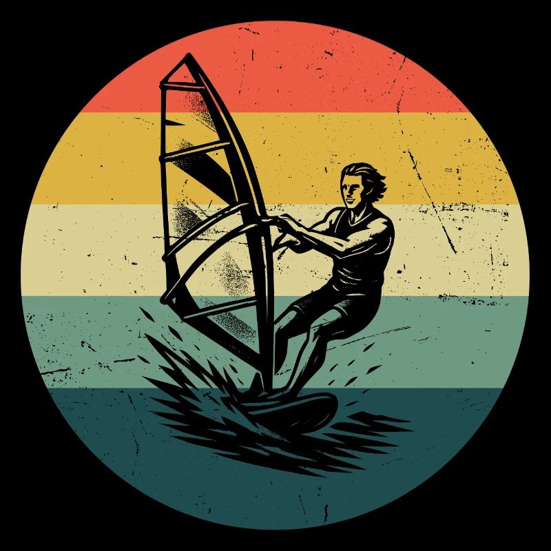 Modern Windsurfing Artwork