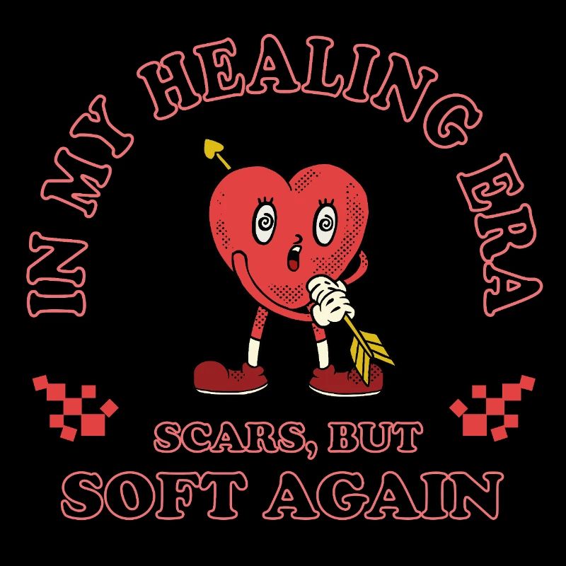 Dans mon ère de guérison – Retro Comic Heart