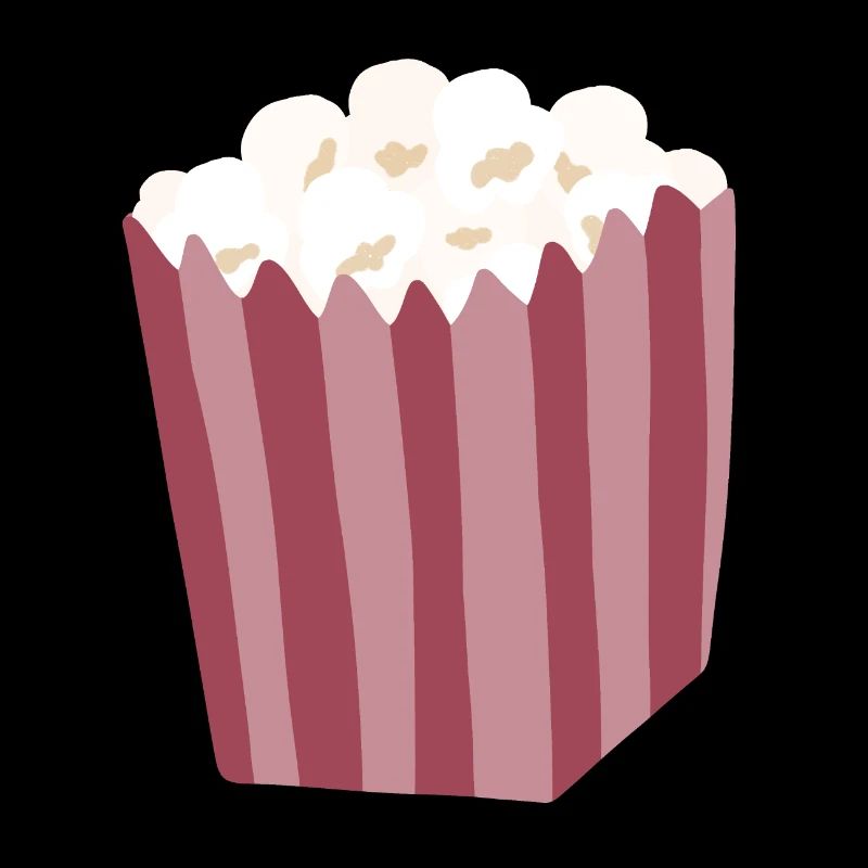 Popcorn Box Illustration