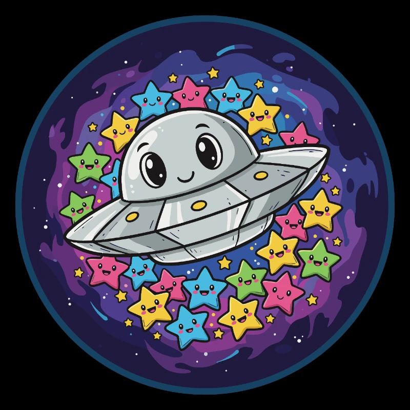 Cuddly UFO with star magic