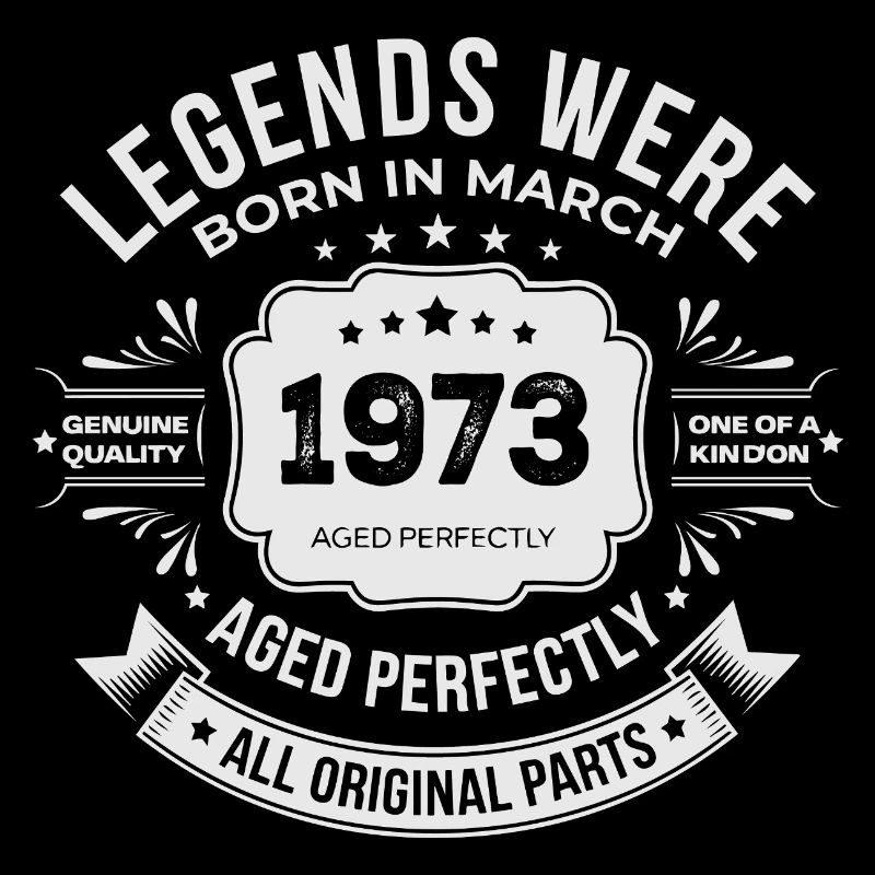 Mars 1973 anniversaire 1973 légendes Mars