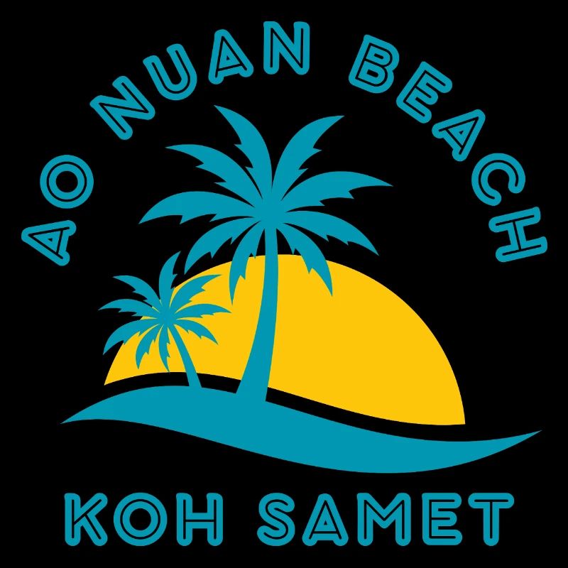 Coucher de soleil de Koh Samet Palm Beach