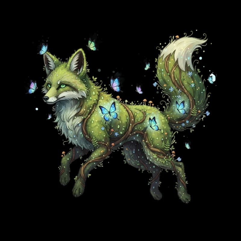Green Fox Magic Butterfly