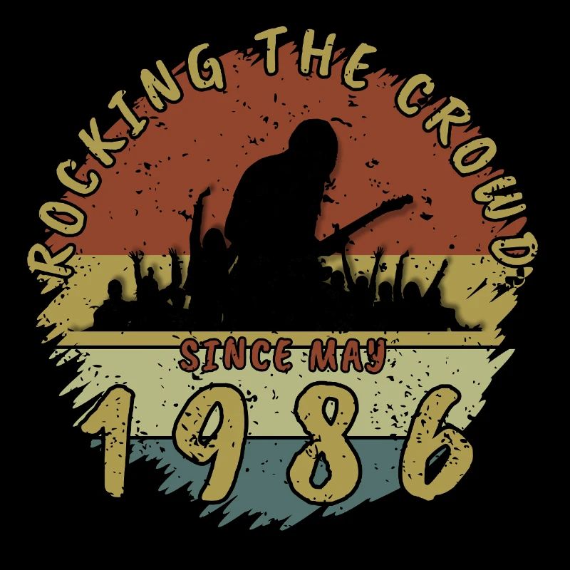 40th Birthday Rocking the crowd GIT 05/1986