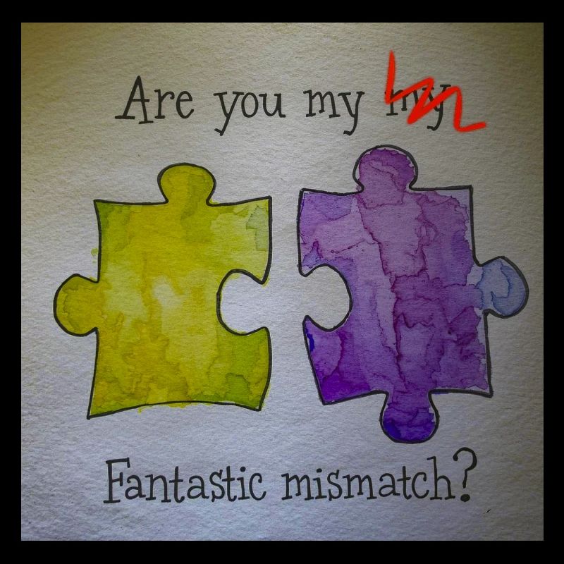 Fantastic mismatch puzzle pieces