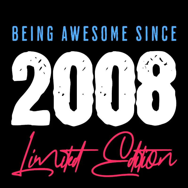 Being Awesome Since 2008 18 Geburtstag