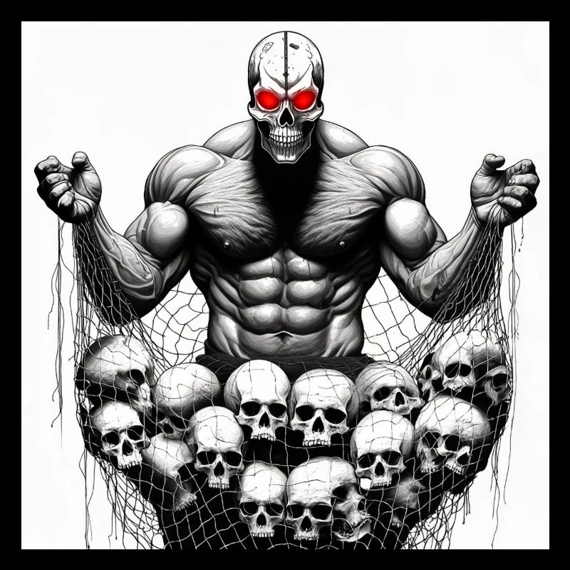 Muscular Net Skulls