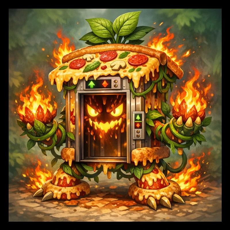 Monstre du Four à Feu à Pizza