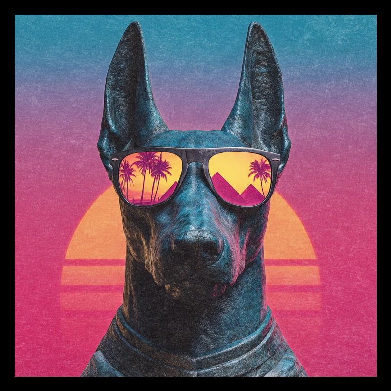 Anubis Synthwave - Gott auf Urlaub