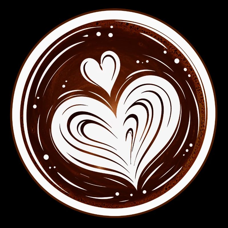 Latte Art Cœur Coffee Design