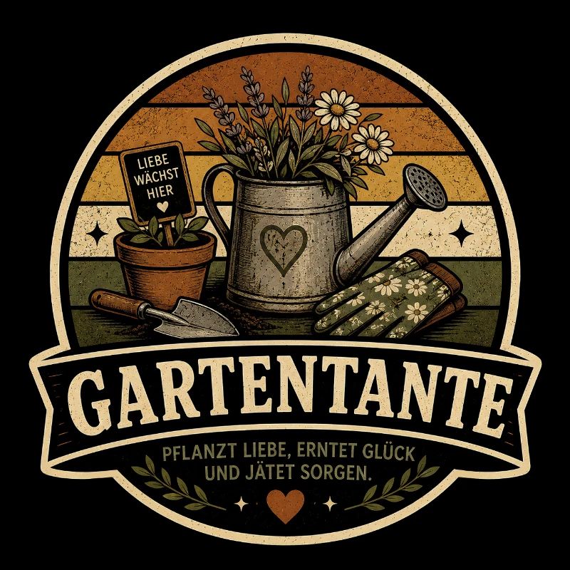 Gartentante Retro