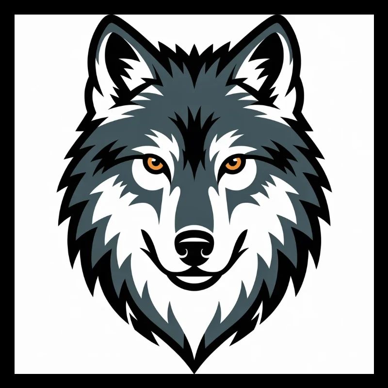 Wolf Graphic Emblem