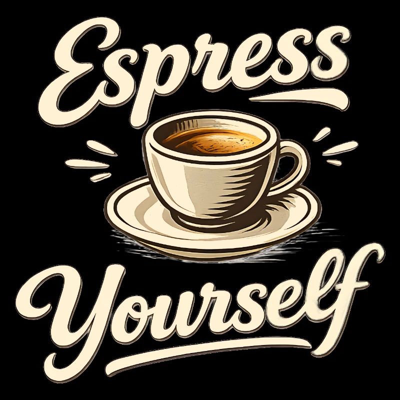 Espress Yourself - Idée de tasse à café en disant le café