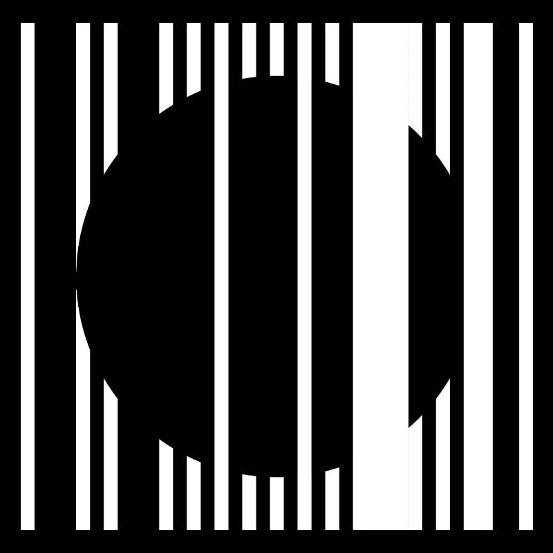 Vertical Stripe Circle