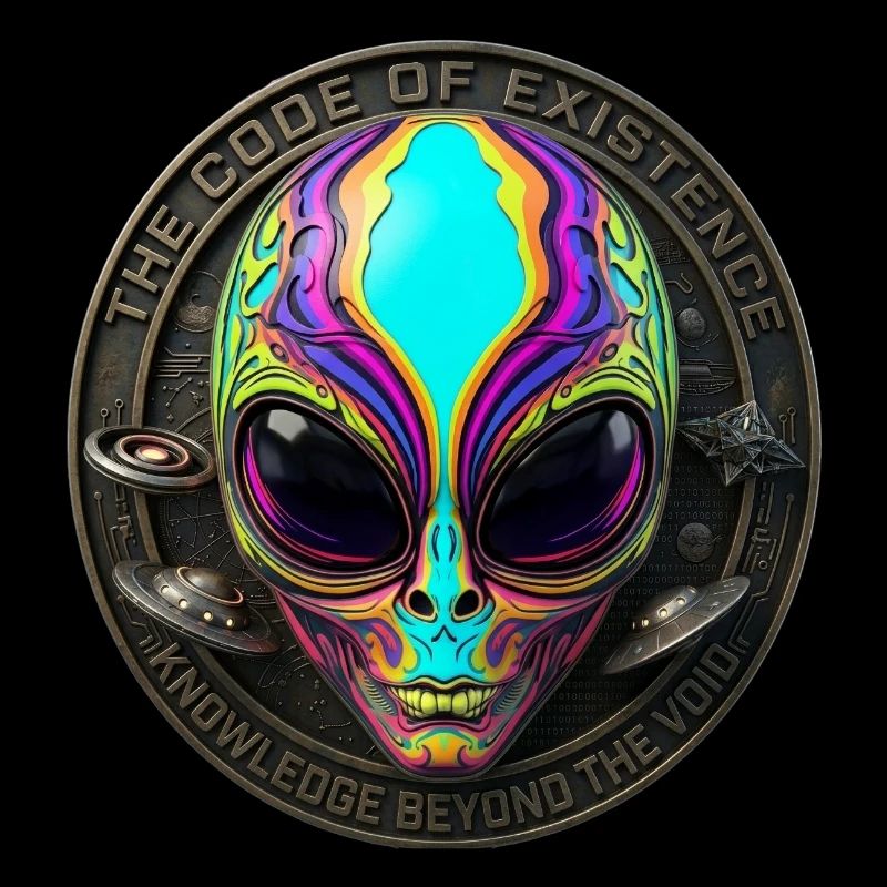 Le Code de l’existence Art de science-fiction extraterrestre