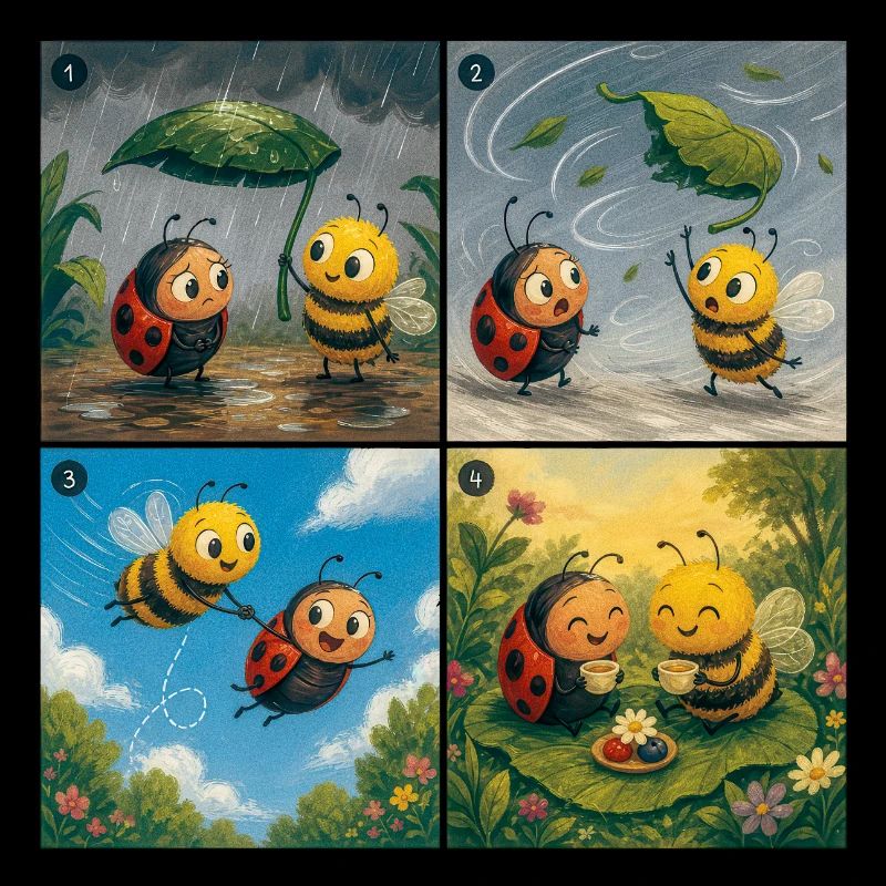 Ladybug und Bee: Ein süßer erster Moment