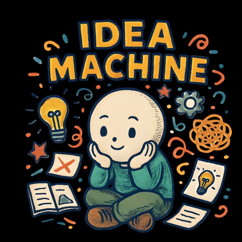 Dessin animé Machine à idées