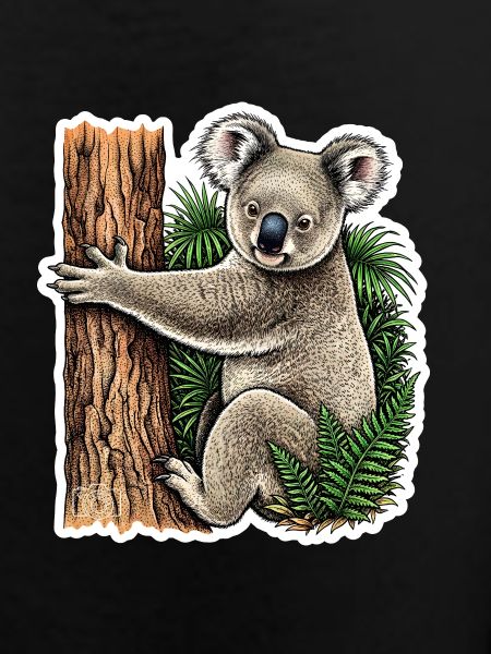 Koala on the tree