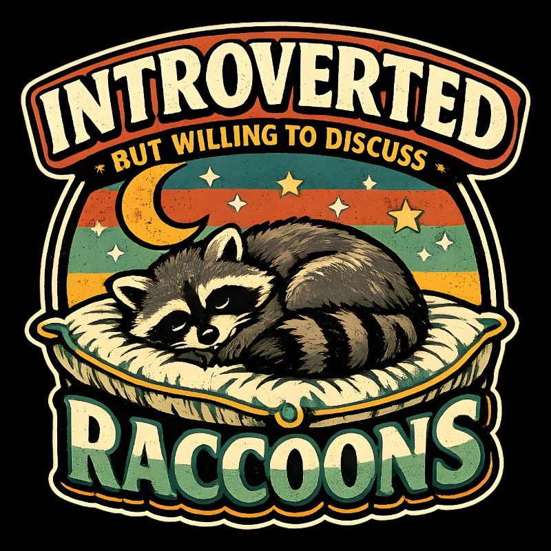 Raton laveur introverti discutable