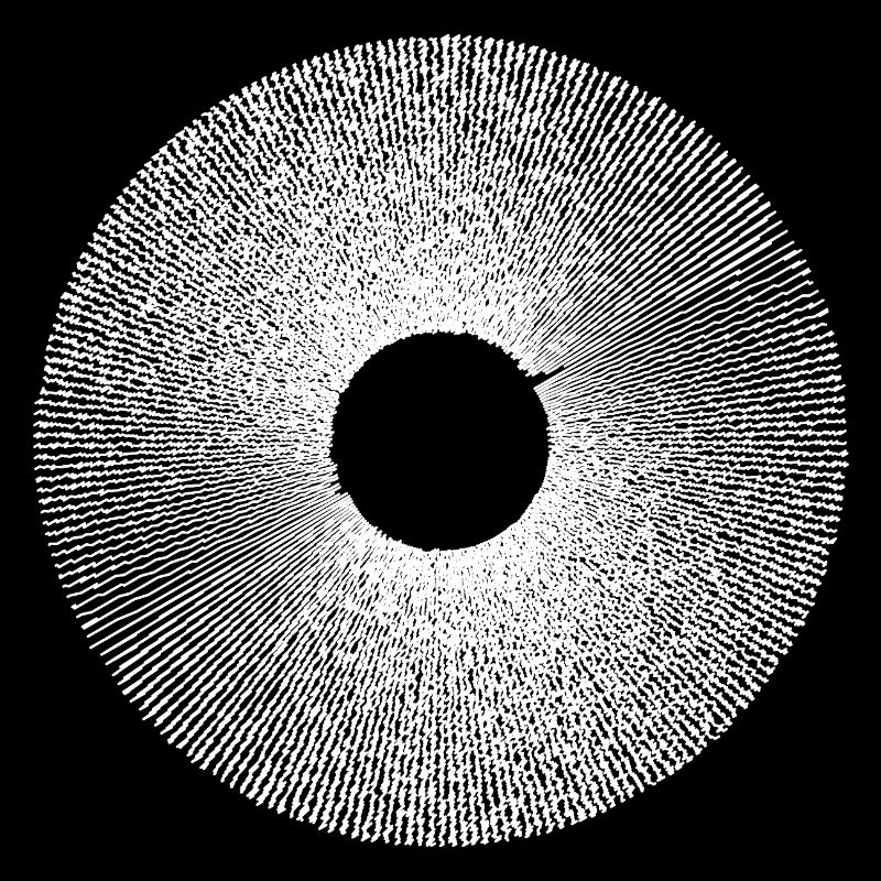 Iris Ringburst Radial Pattern