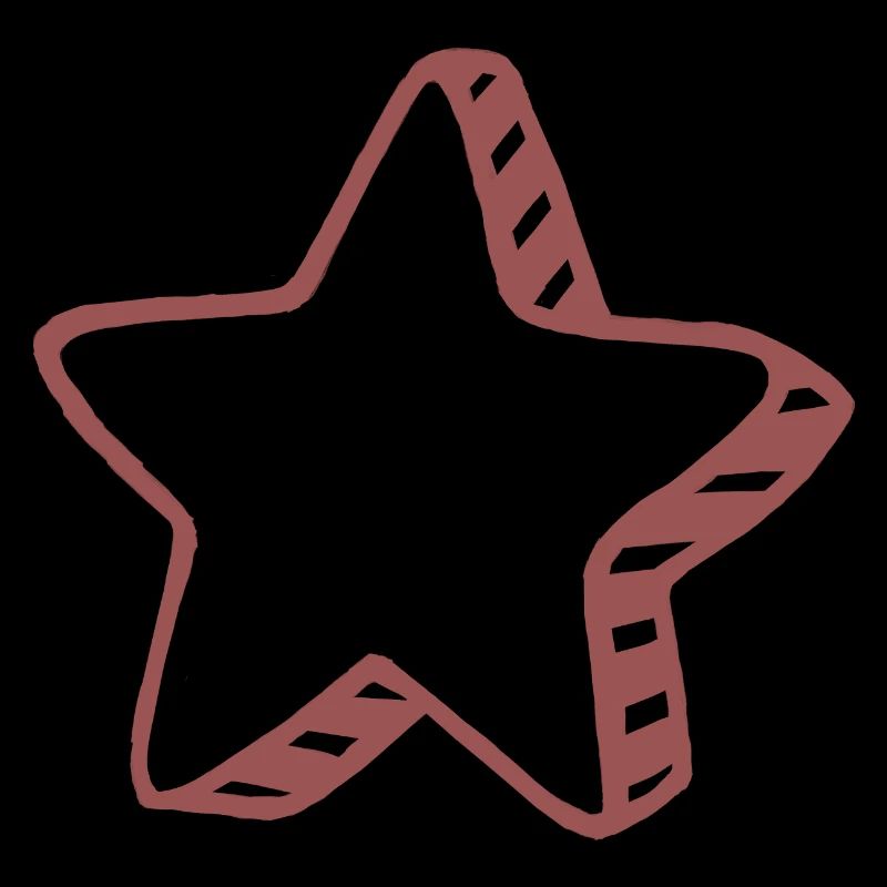 Rustic Doodle Star