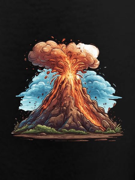 Vulkanausbruch Lava Explosion