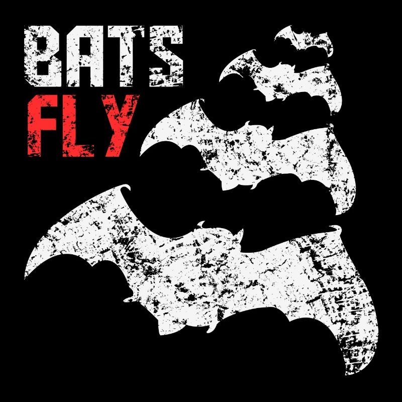 Bats Fly - Bat - Bat - Design