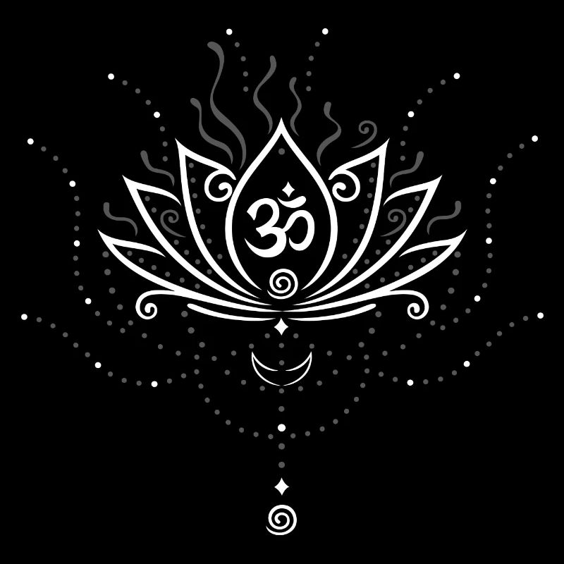 Fleur de lotus, version blanc