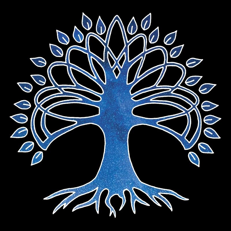 Lebensbaum und Sternenhimmel