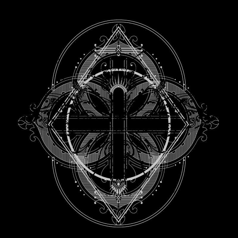 Bee Psychedelic Geometry Pattern cool dicton