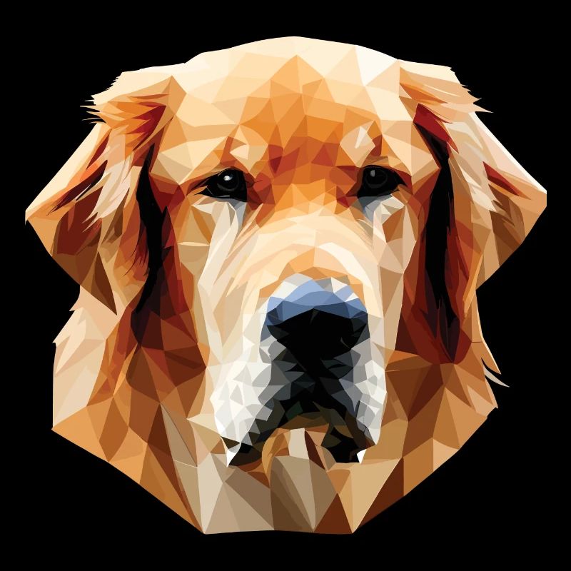Labrabor Dog Polygon