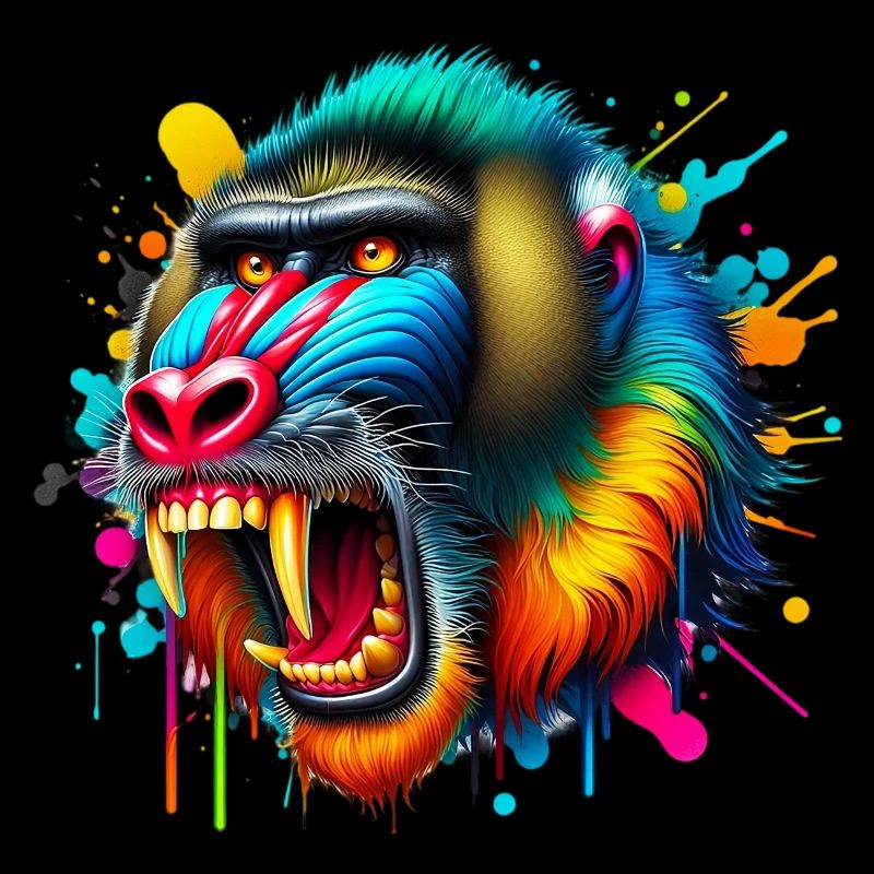 Mandrill-Affe