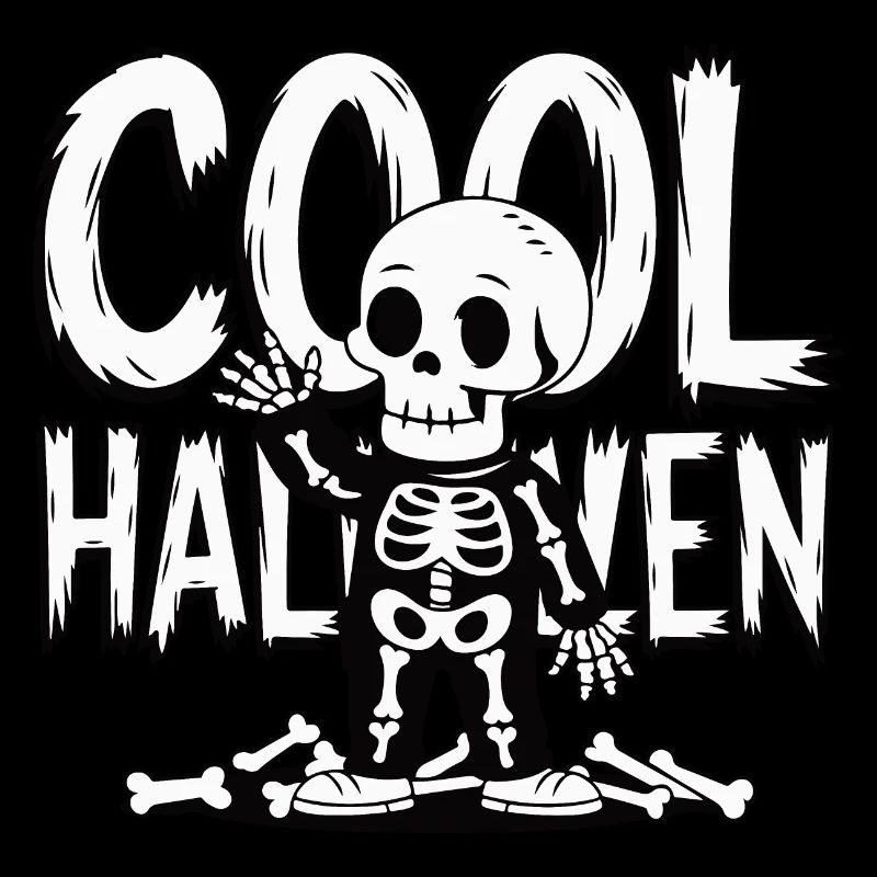 Squelette d’Halloween cool