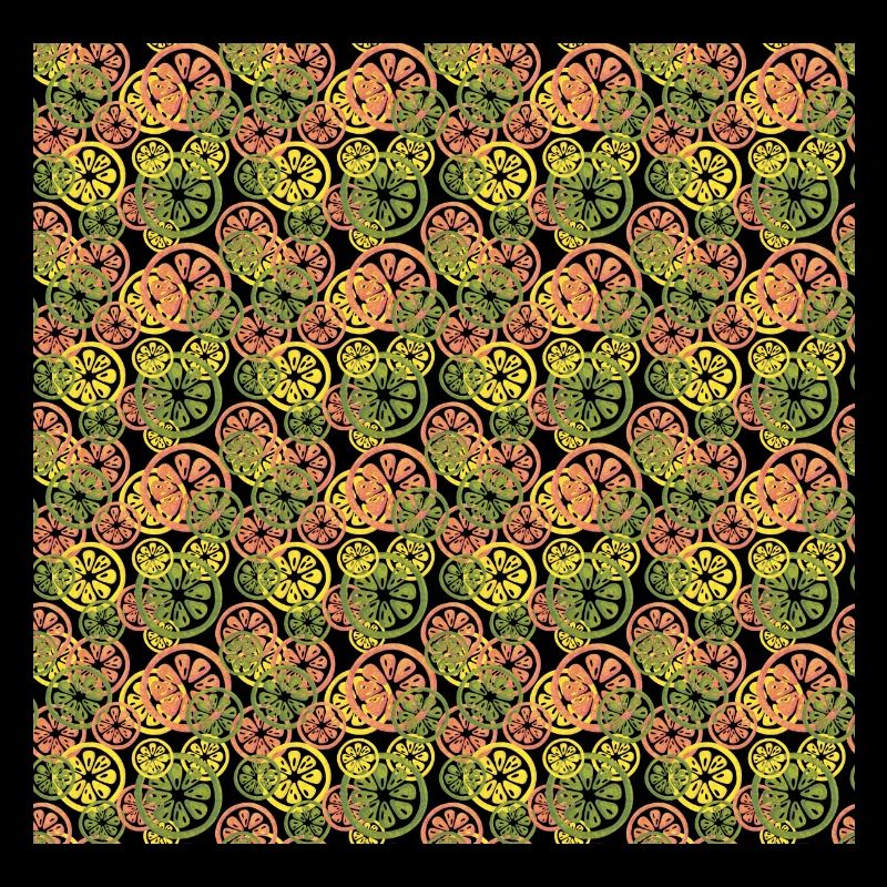 Fruit Lemon Orange Pattern