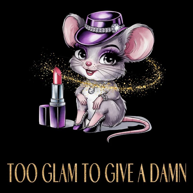Hot Mouse with Glamour & Lipstick