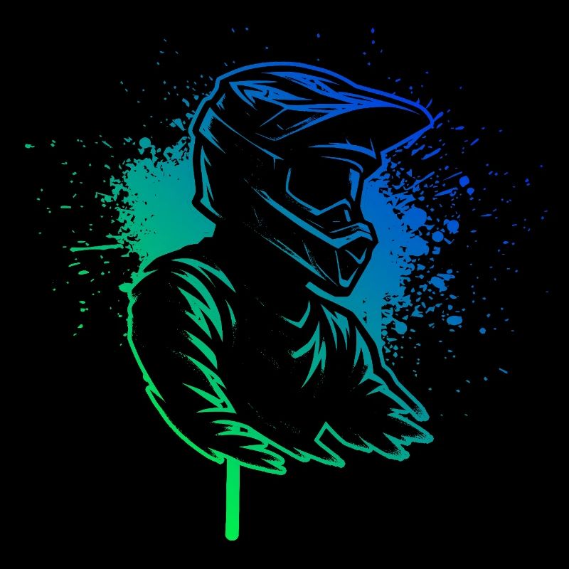 Conception compacte du motocross