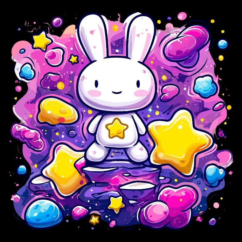 Lapin Étoile de l’Espace