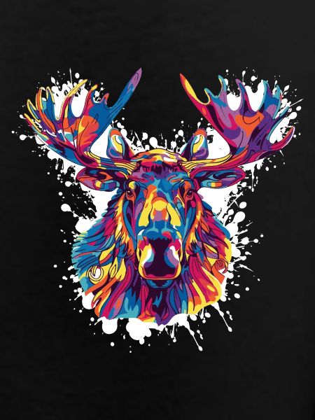 Deer Deer Paint Blobs