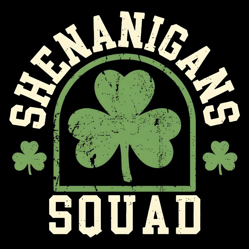 Shenanigans Squad Shamrock St. Patrick's Day Spaß