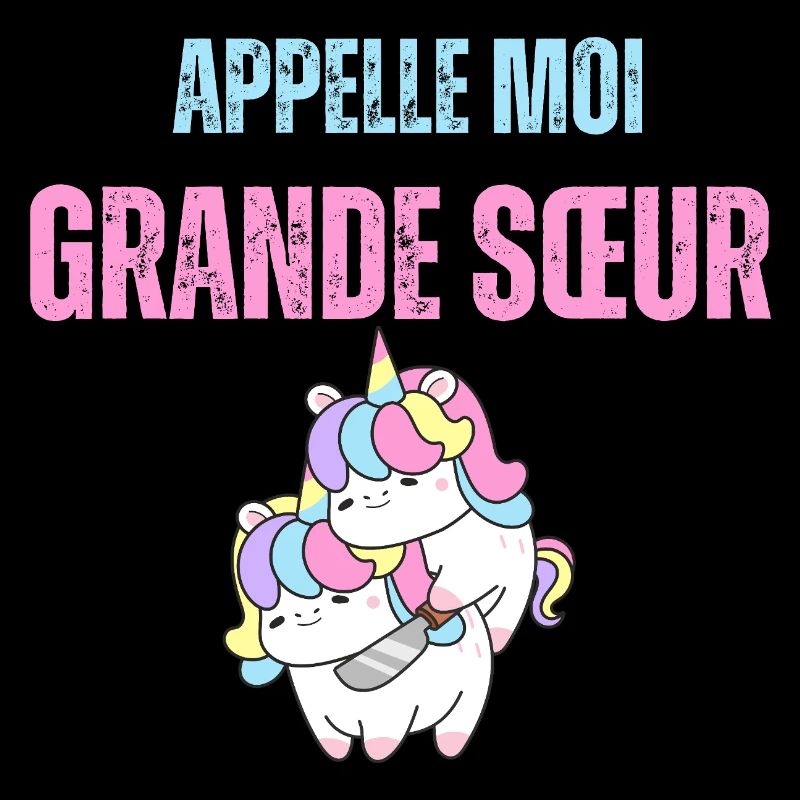 Nenn mich große Schwester Einhorn Schwester Einhorn