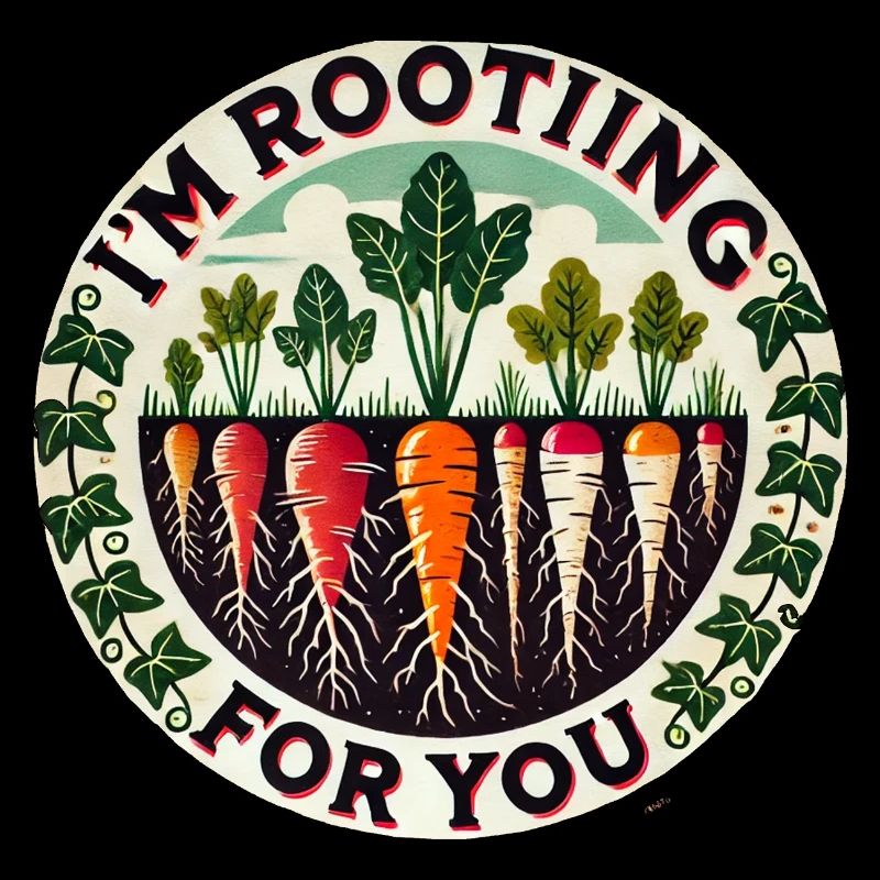 Rootin' Carrot Patch Round