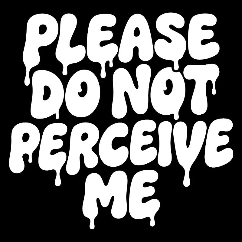 S’il te plaît, ne me perçois pas comme un introverti Spruch