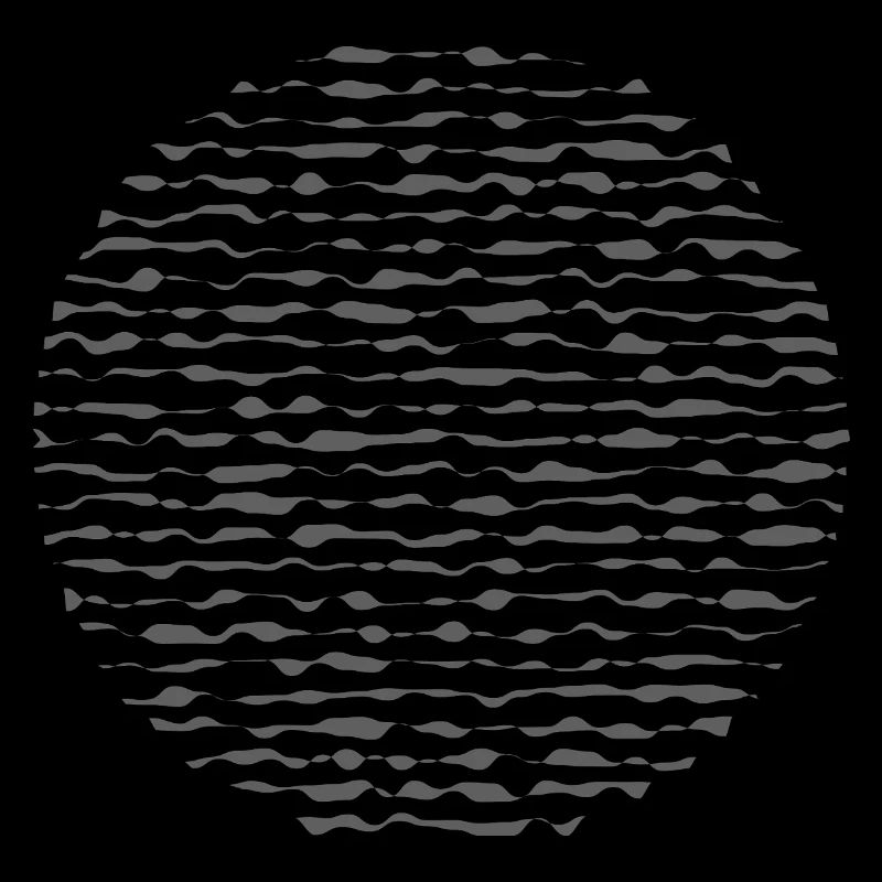 Écho du cercle ondulé