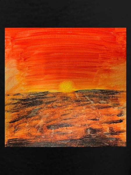 Fire Red Sunset