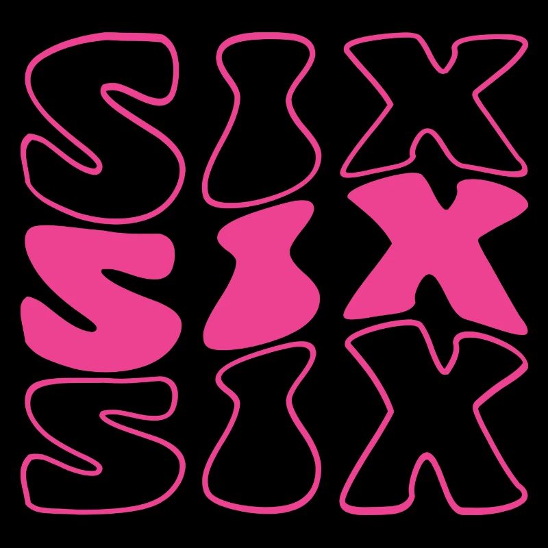 Six 6e anniversaire pour les filles de 6 ans