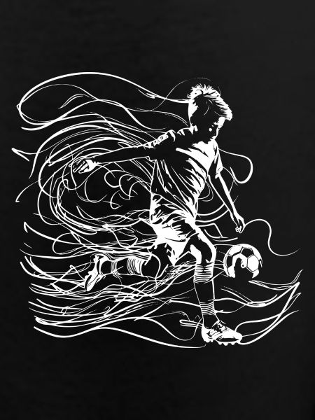 Soccer Boy Drawing