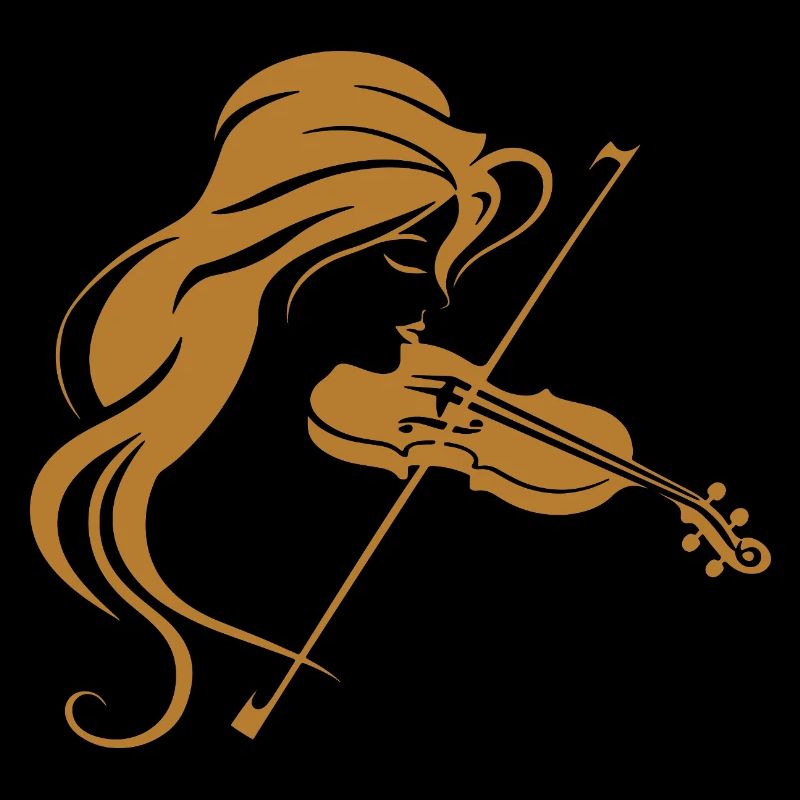 Graphisme de violoniste